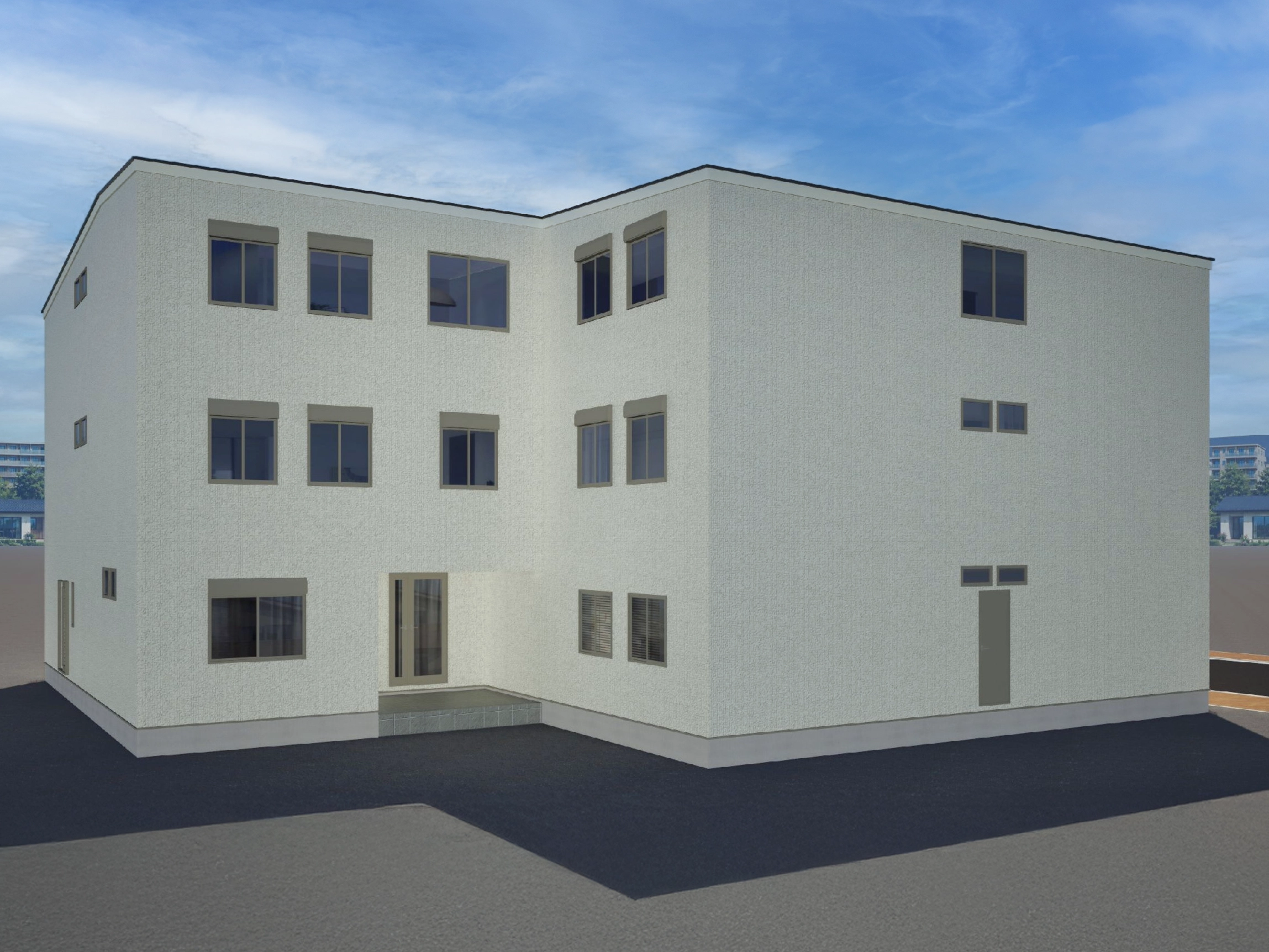 大阪市生野区巽西3丁目の住宅型有料老人ホーム完成予想イメージ